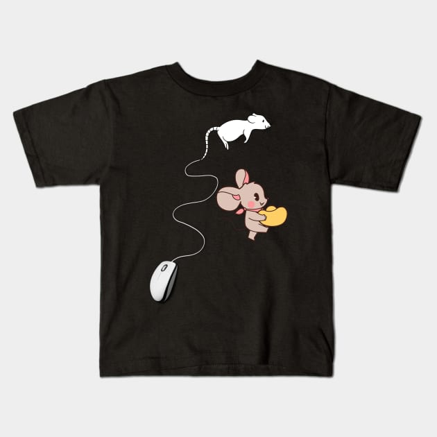 la souris Kids T-Shirt by medfrigo